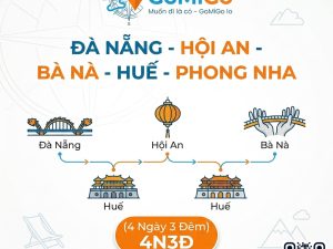 TOUR DI SẢN ĐÀ NẴNG- HỘI AN- BÀ NÀ- HUẾ- PHONG NHA (4N3Đ)